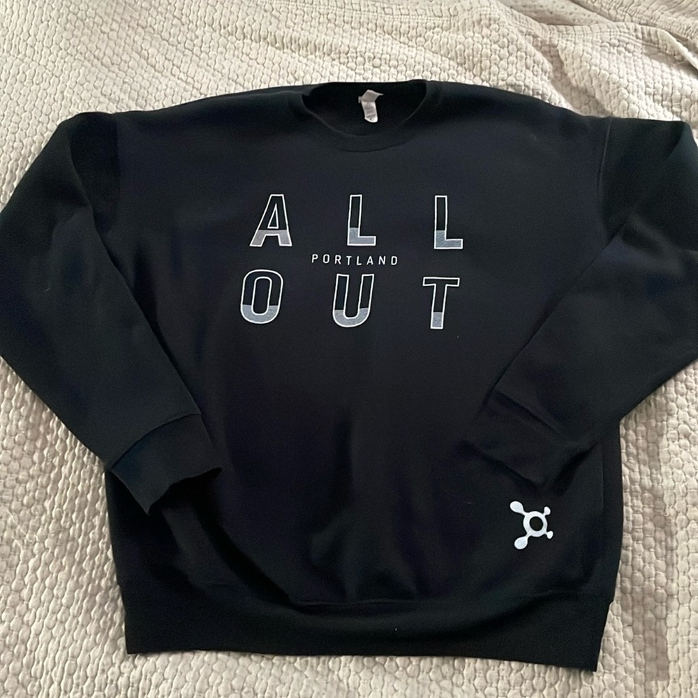 Orangetheory all out city sweatshirt (Portland)